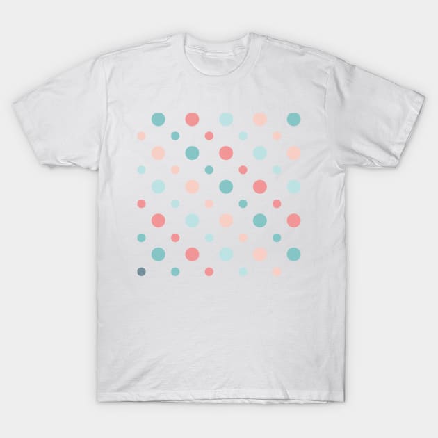 Cute Polka dot Pattern Doodle T-Shirt by moonquarius